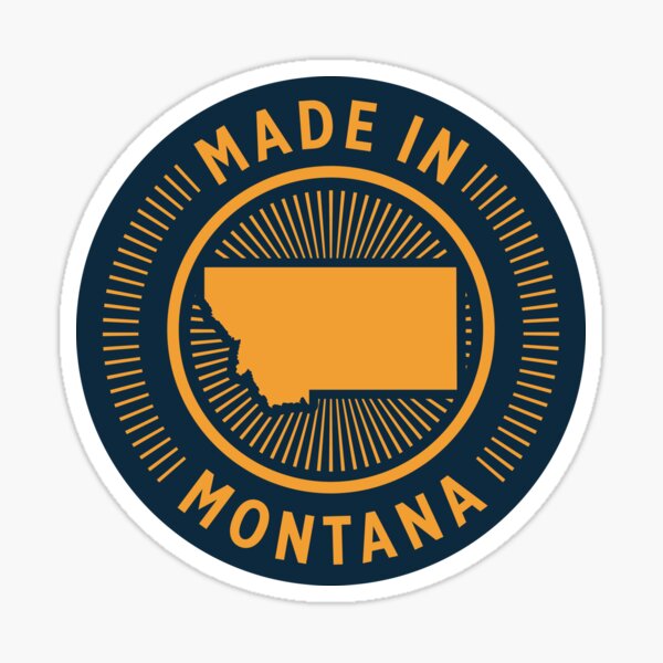 Made In Montana Stickers | Redbubble