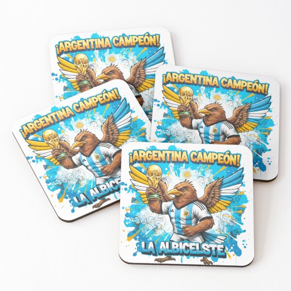 Item preview, ​¡Argentina Campeón! La Albiceleste World Cup Champion Design designed and sold by Inkwell grove.
