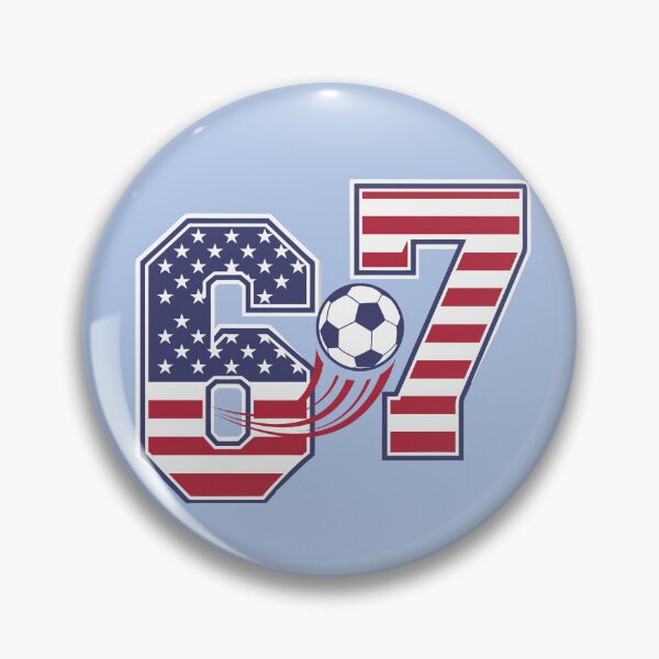 Item preview, 67 meme USA soccer designed and sold by Colorfulman.