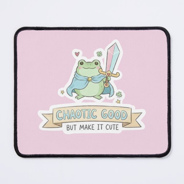 Item preview, Chaotic Good Frog designed and sold by Tiny Lantern Studio.