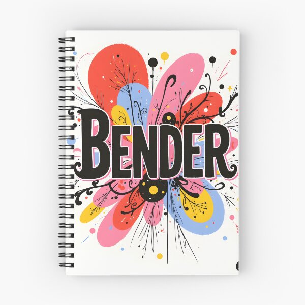 Item preview, BENDER – Vibrant Abstract Typography designed and sold by nhk999.