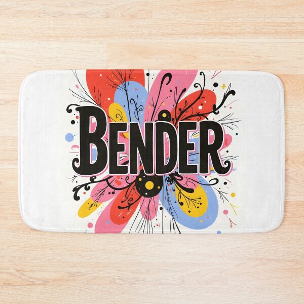Item preview, BENDER – Vibrant Abstract Typography designed and sold by nhk999.
