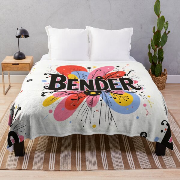 Item preview, BENDER – Vibrant Abstract Typography designed and sold by nhk999.
