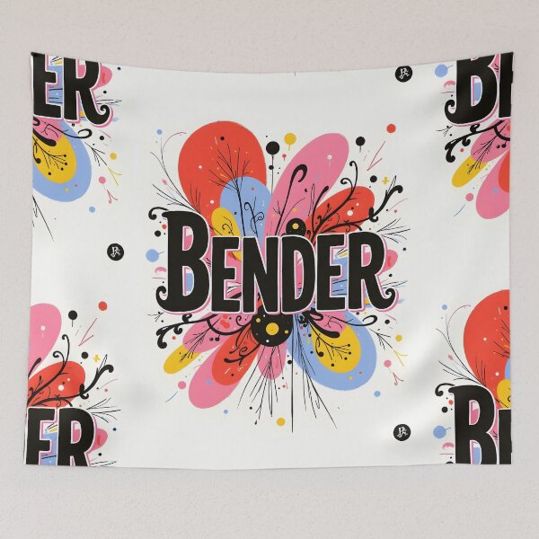 Item preview, BENDER – Vibrant Abstract Typography designed and sold by nhk999.