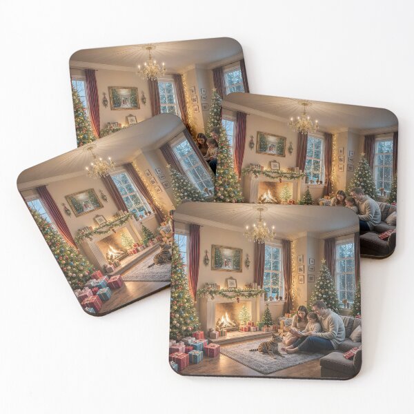 Item preview, Christmas fairy tales by the fireplace on a magical family evening designed and sold by KunstGeist.