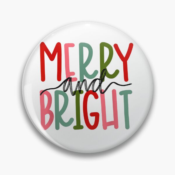 Item preview, Merry And Bright Script Scene With Bold Colorful Holiday Mood designed and sold by torildorxop.