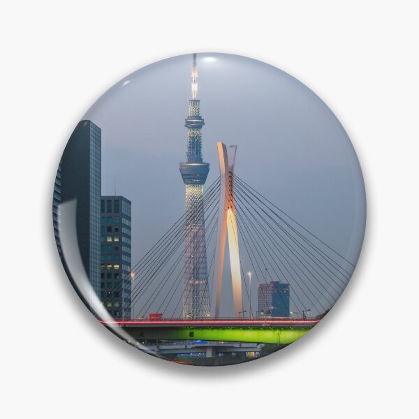 Item preview, View of the Tokyo Skytree and the Chuo Ohashi Bridge designed and sold by WorldScenery.