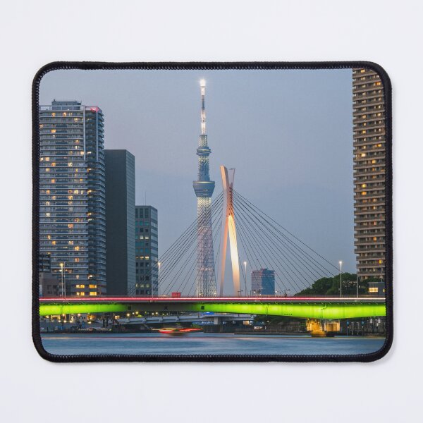 Item preview, View of the Tokyo Skytree and the Chuo Ohashi Bridge designed and sold by WorldScenery.
