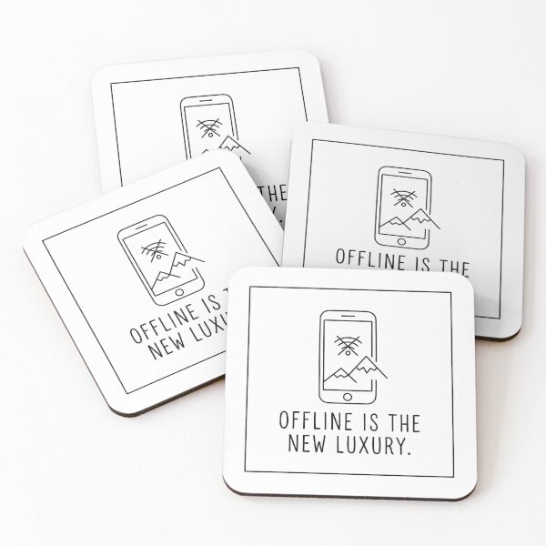 Item preview, Offline Is The New Luxury - Minimalist Quote designed and sold by BloomKind.