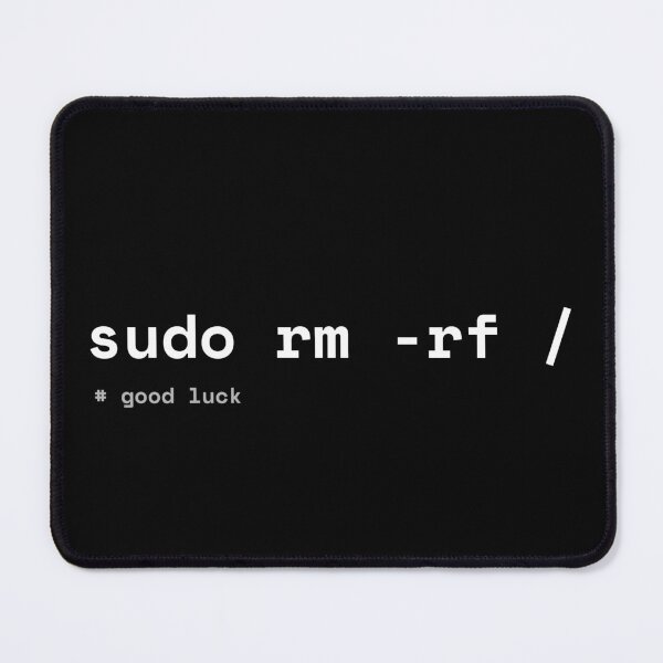 Item preview, sudo rm rf - Linux Command Destruction Meme T-Shirt designed and sold by BAIteWear.