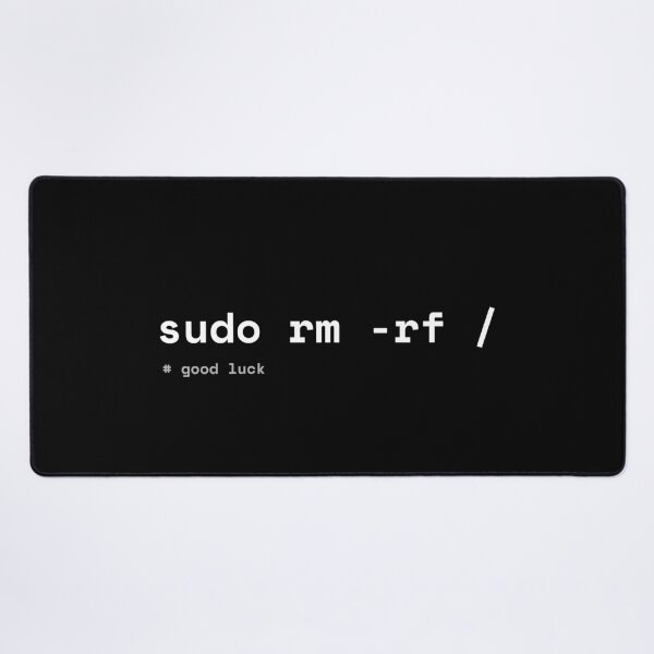 Item preview, sudo rm rf - Linux Command Destruction Meme T-Shirt designed and sold by BAIteWear.