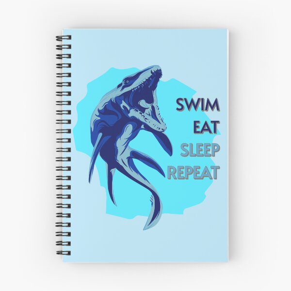 Item preview, Mosasaurus - Swim Eat Sleep Repeat designed and sold by shirtorama-de.
