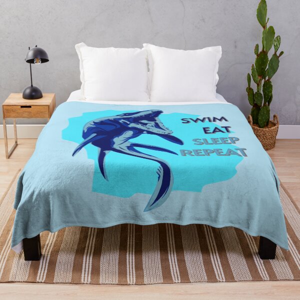 Item preview, Mosasaurus - Swim Eat Sleep Repeat designed and sold by shirtorama-de.