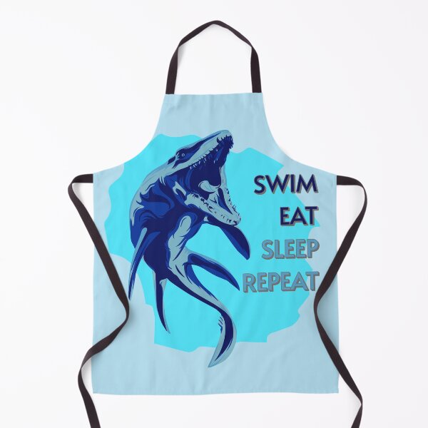 Item preview, Mosasaurus - Swim Eat Sleep Repeat designed and sold by shirtorama-de.