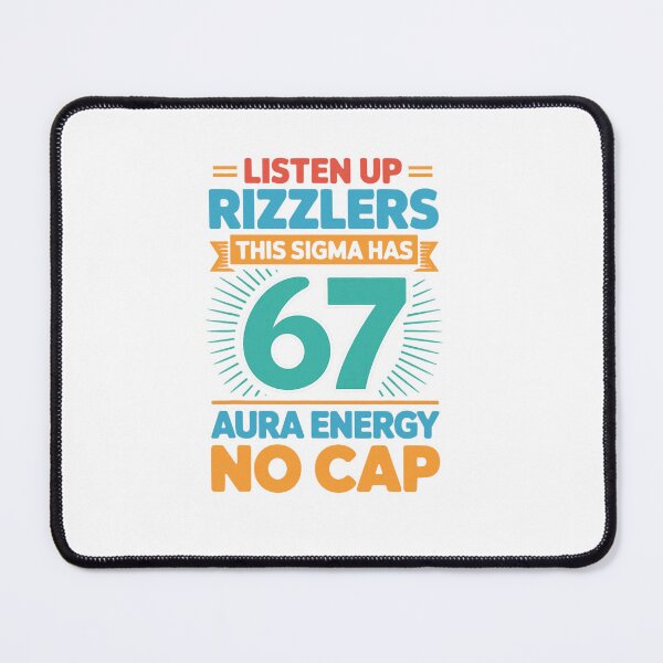 Item preview, Sigma Rizzler Aura Energy Sixty Seven Scene designed and sold by torildorxop.
