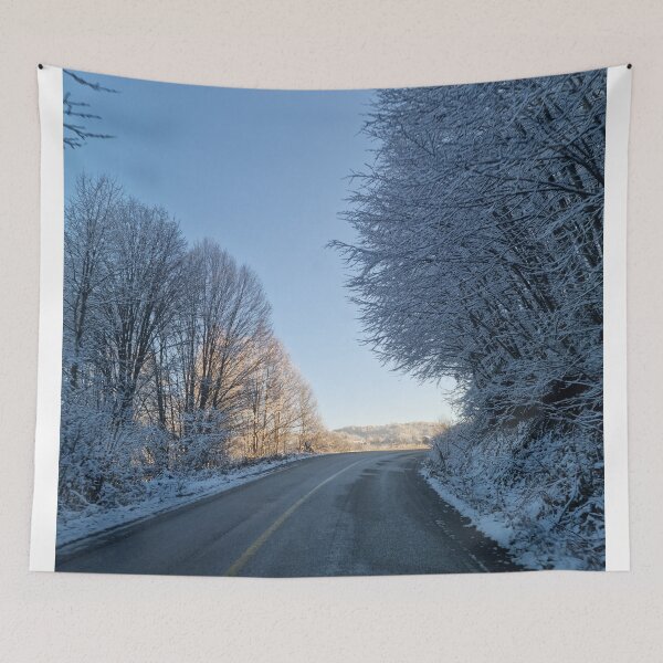 Item preview, Icy winter road designed and sold by EK EXCLUSIVE.