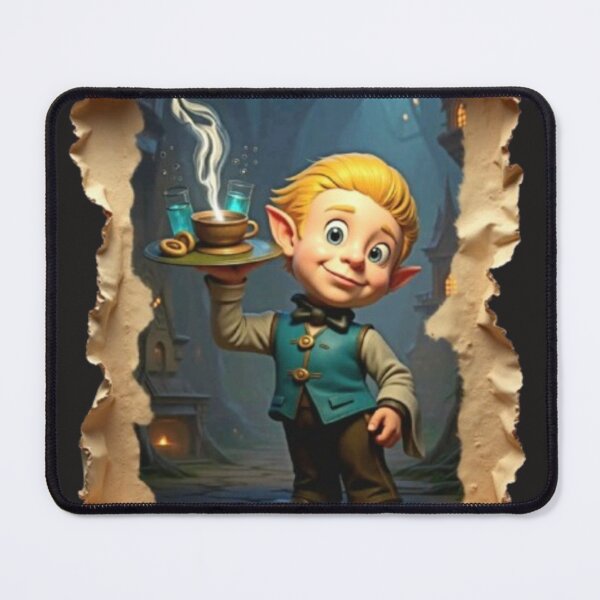 Item preview, Niko the Korrigan — The Little Magic Waiter of the Enchanted Wood designed and sold by artsnico.