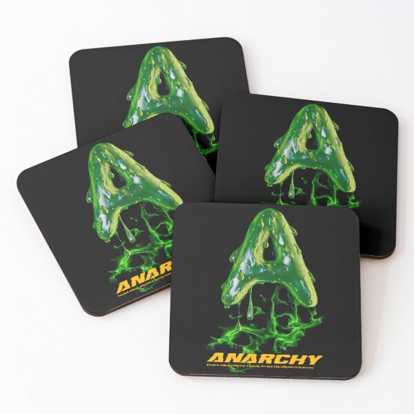 Item preview, Neon Slime Anarchy – Electric Green Symbol Art designed and sold by NandaFajarSu.
