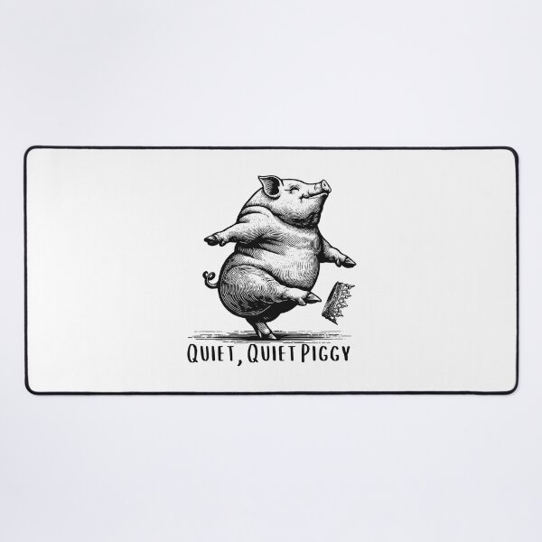 Item preview, Quiet Piggy Resist Fascism Anti Trump, Anti facism, Quiet Quiet Piggy, Dancing Pig Protest, Liberal Activist FDT, Anti MAGA Racist Facist FDT Protest Politica - Quiet Piggy designed and sold by Miarsabhoul.
