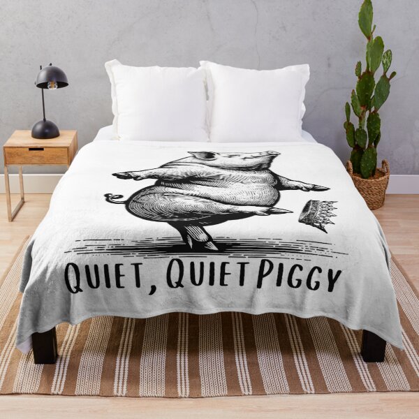 Item preview, Quiet Piggy Resist Fascism Anti Trump, Anti facism, Quiet Quiet Piggy, Dancing Pig Protest, Liberal Activist FDT, Anti MAGA Racist Facist FDT Protest Politica - Quiet Piggy designed and sold by Miarsabhoul.