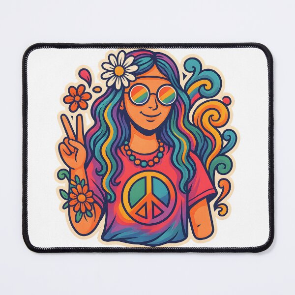 Item preview, Psychedelic Hippie Mushroom Trip Art designed and sold by SigmaSoul.