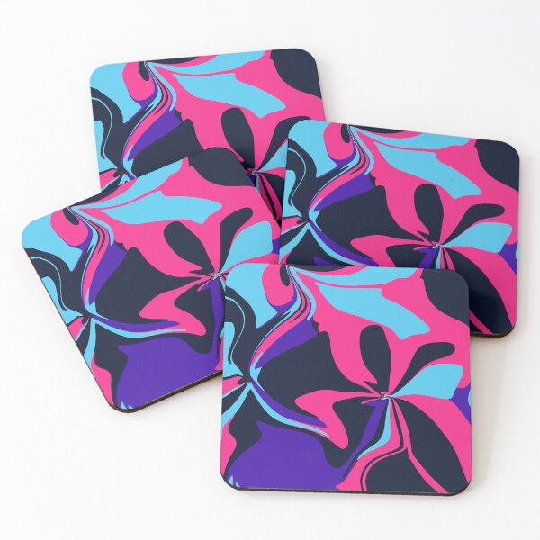 Item preview, Cosmic Ribbon Bloom Abstract Art designed and sold by The Eva Creation .