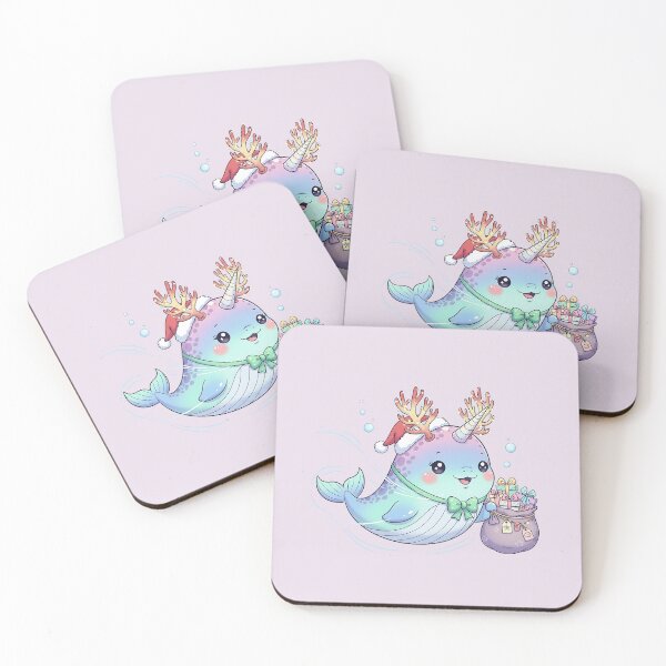 Item preview, Cute Narwhal Christmas Santa designed and sold by Itsheartshop.