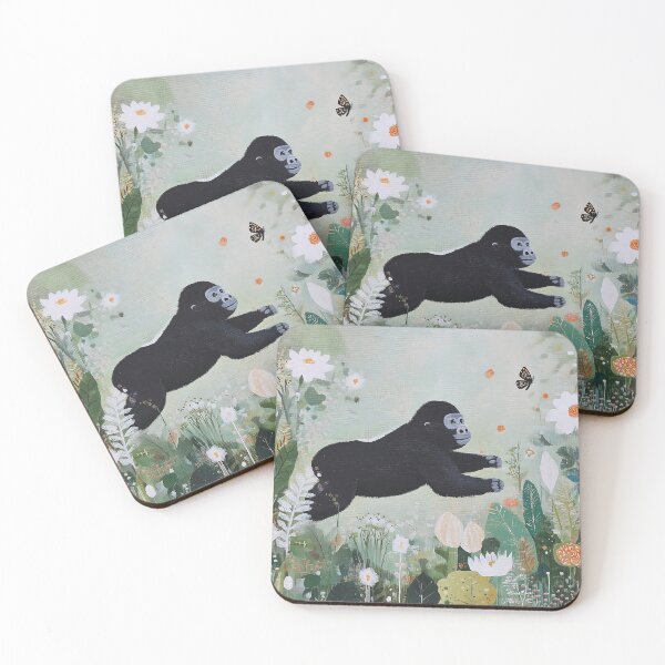 Item preview, GORILLA CHASING A BUTTERFLY  designed and sold by lautir.