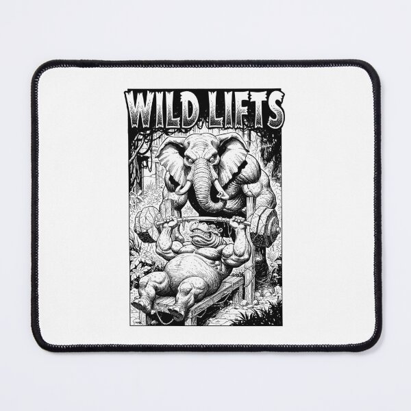 Item preview, Funny Gym Bench Press Chest Day Jungle Animals Workout designed and sold by GrandeDuc.