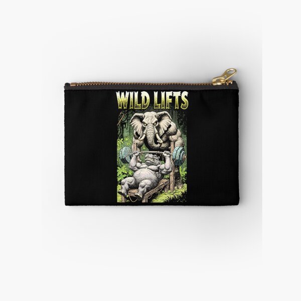 Item preview, Funny Gym Bench Press Chest Day Jungle Animals Workout designed and sold by GrandeDuc.