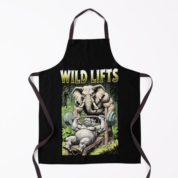 Item preview, Funny Gym Bench Press Chest Day Jungle Animals Workout designed and sold by GrandeDuc.
