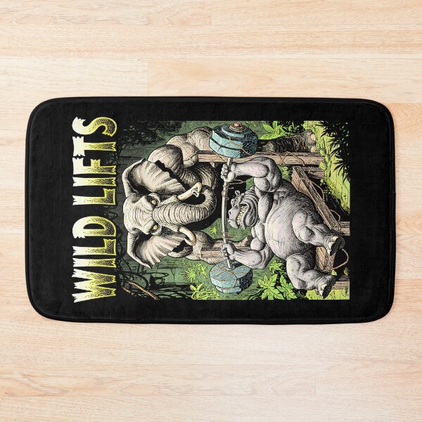 Item preview, Funny Gym Bench Press Chest Day Jungle Animals Workout designed and sold by GrandeDuc.
