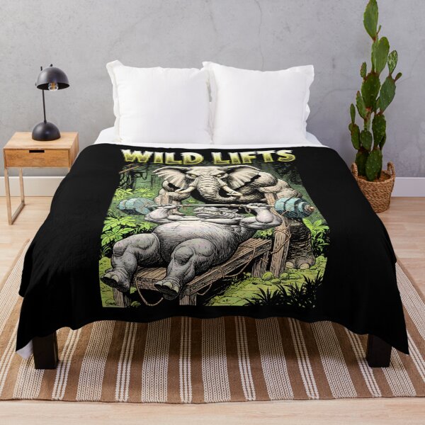 Item preview, Funny Gym Bench Press Chest Day Jungle Animals Workout designed and sold by GrandeDuc.