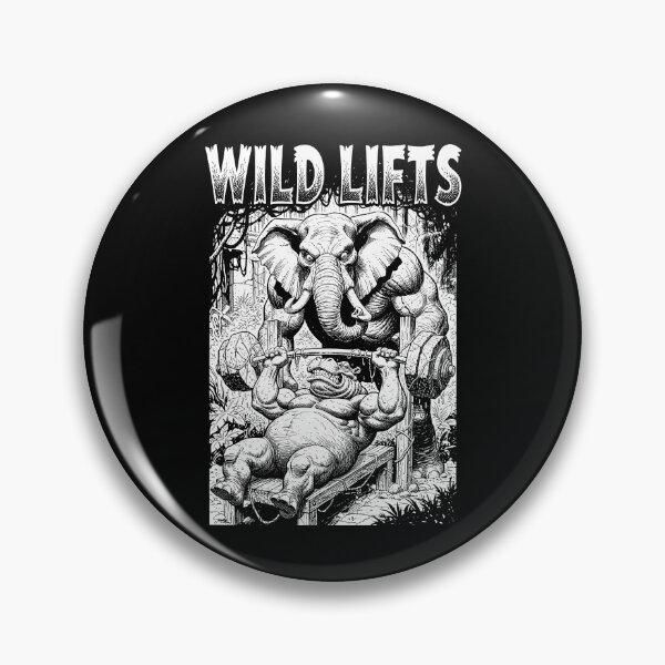 Item preview, Funny Gym Bench Press Chest Day Jungle Animals Workout designed and sold by GrandeDuc.