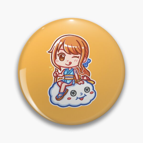 Artikelvorschau, One Piece Nami – süßes Chibi entworfen und verkauft von devonazure.