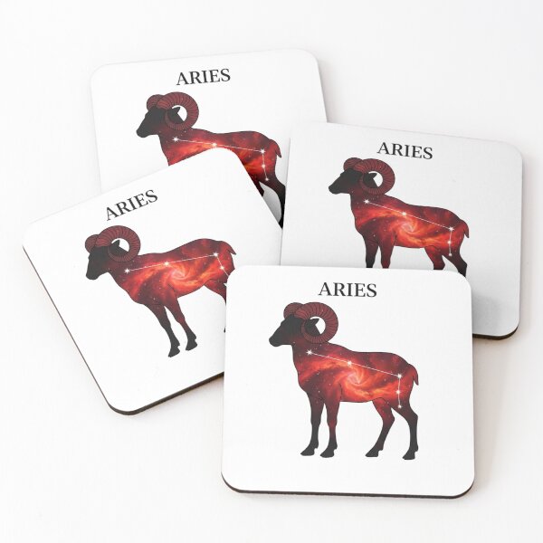 Item preview, Aries Constellation Art | Fiery Cosmic Ram | Celestial Zodiac Line Art designed and sold by Thaliandra.