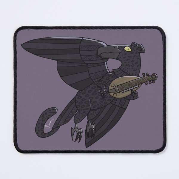 Item preview, Hurdy gurdy birdy - black panther designed and sold by Sheepskins & Beeswax.