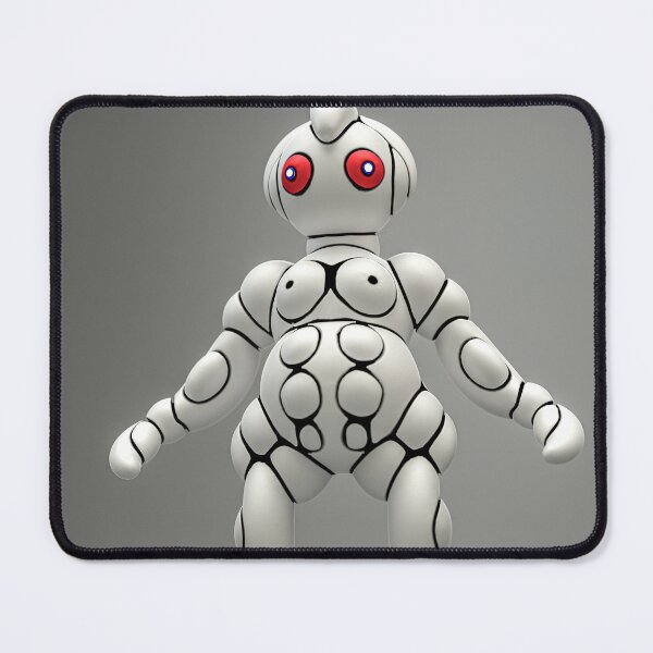 Item preview, Bubble Man White 3D Robot | Playful Sci-Fi Character Pop Art Figure designed and sold by Keltoi-art.