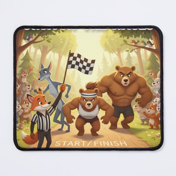 Item preview, Ursa At The Races - Ready, Teddy, Go designed and sold by ASABCreative.