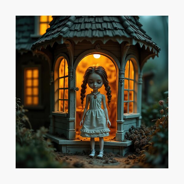 Item preview, Whimsical Cottage - Warm, Magical designed and sold by liminalgallery.
