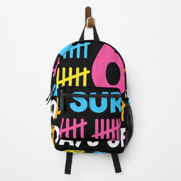 Item preview, Sixty Seven Days School Scene With Colorful Tally Marks designed and sold by clarabersetart.