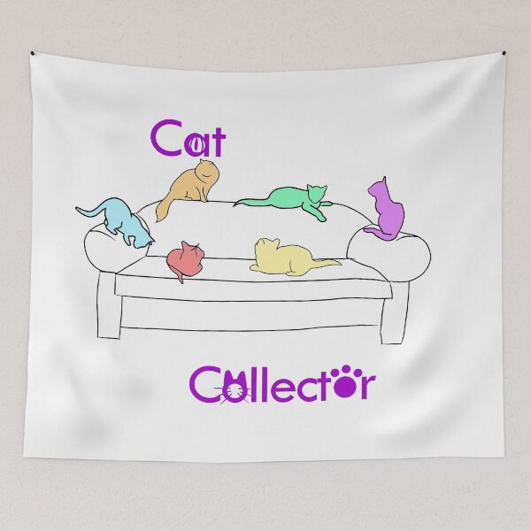 Item preview, Cat collector - Rainbow edition designed and sold by MakeMeASidekick.