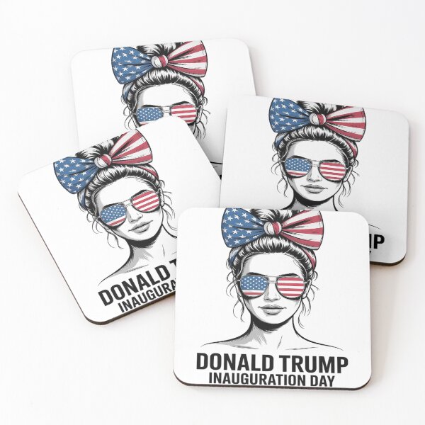 Item preview, Inauguration Day 2025 Trump Girl Messy Bun1  designed and sold by RoyTill0Art.