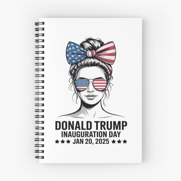 Item preview, Inauguration Day 2025 Trump Girl Messy Bun1  designed and sold by RoyTill0Art.
