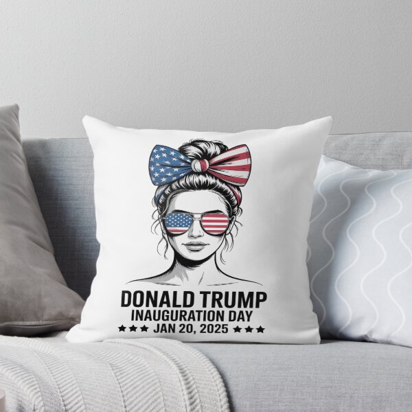 Item preview, Inauguration Day 2025 Trump Girl Messy Bun1  designed and sold by RoyTill0Art.