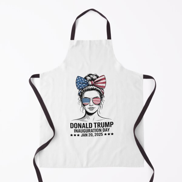 Item preview, Inauguration Day 2025 Trump Girl Messy Bun1 designed and sold by RoyTill0Art.