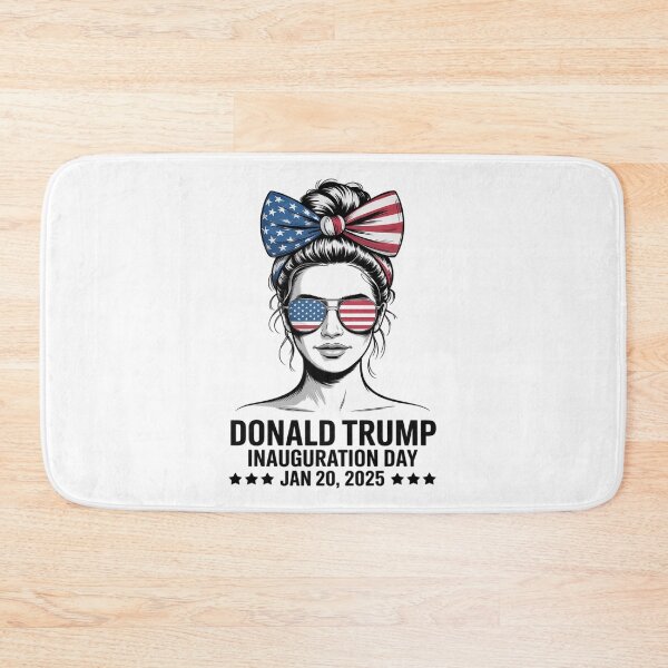 Item preview, Inauguration Day 2025 Trump Girl Messy Bun1  designed and sold by RoyTill0Art.