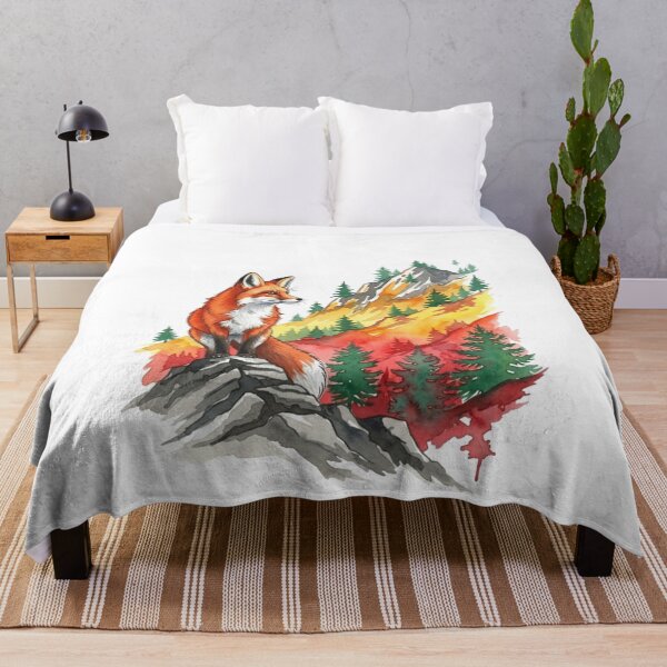 Item preview, Vista otoñal de Fox Mountain designed and sold by FoxVibes.