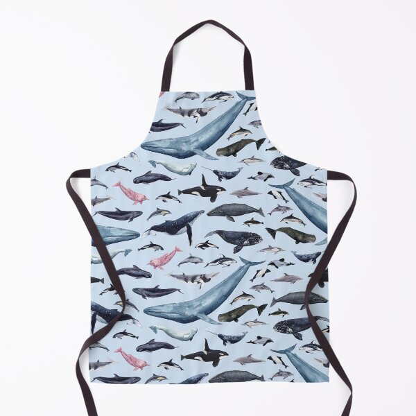 Item preview, CETACANS POSTER - light blue designed and sold by BEATRIZ ABAITUA.