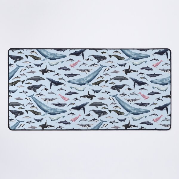 Item preview, CETACANS POSTER - light blue designed and sold by BEATRIZ ABAITUA.